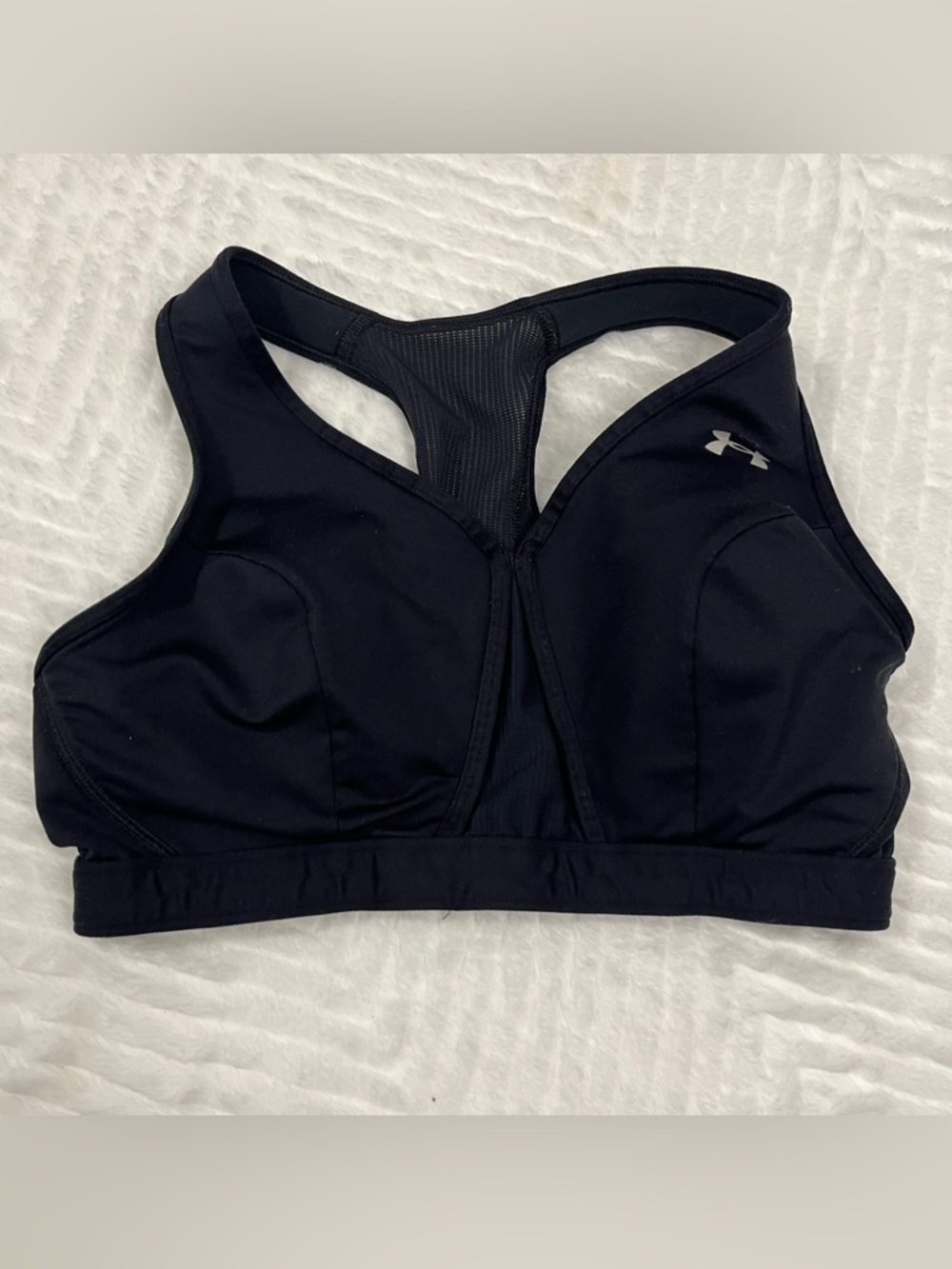 Under Armour Black Racerback Sports Bra size